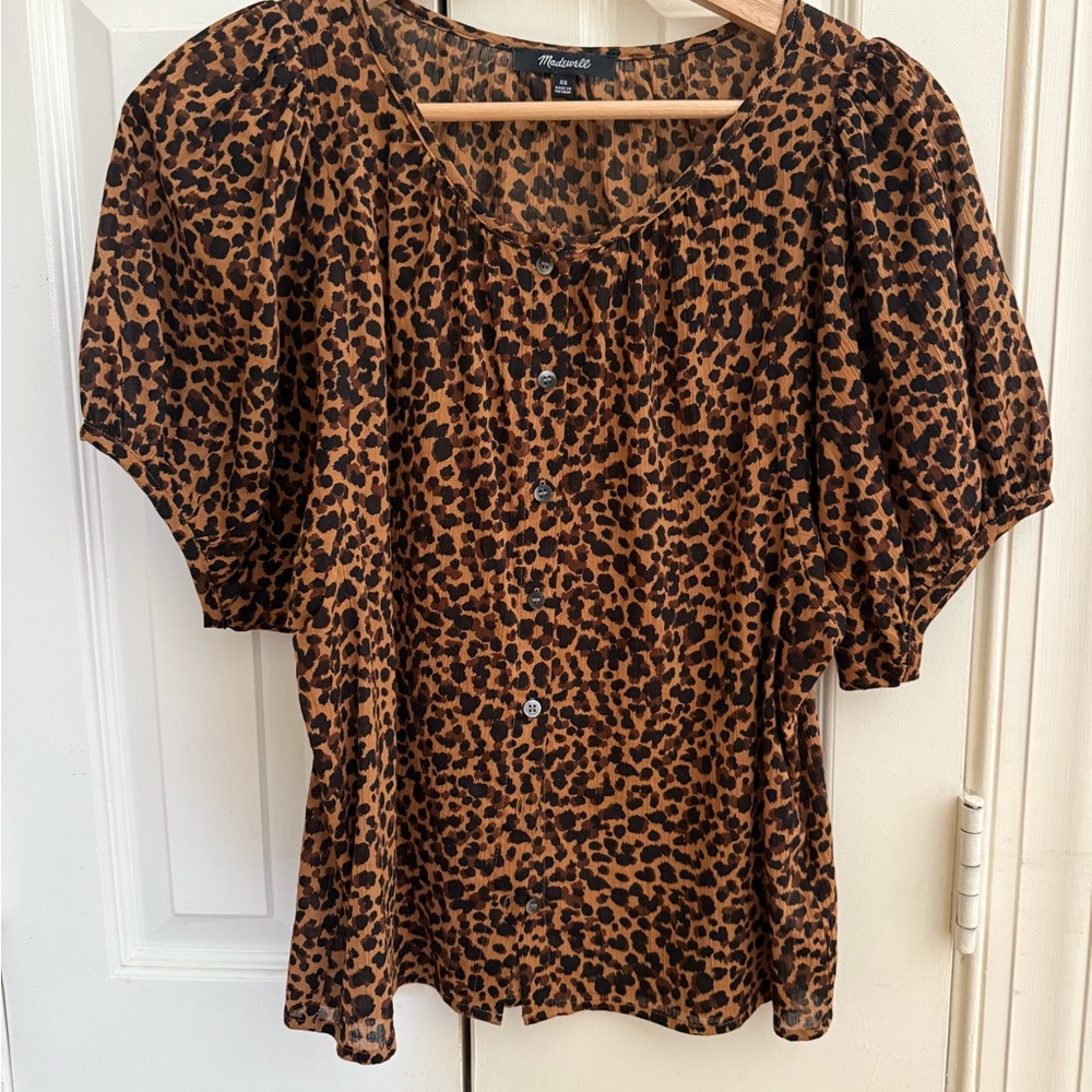 Madewell button down blouse XS